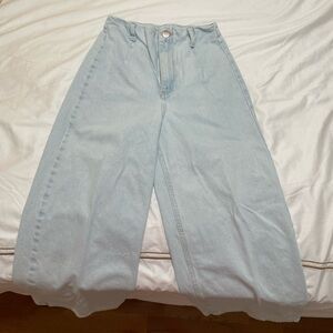 Zara light blue Flare jeans